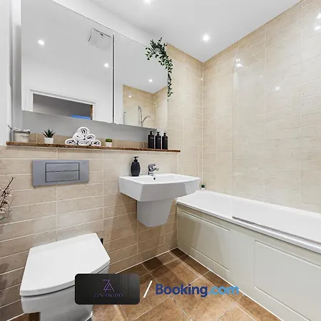 Apartmán Two Bedroom Flat By Zen Abodes Short Lets & Serviced With Free Wifi & Tv Close To Old St Londýn