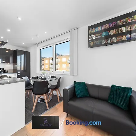 Two Bedroom Flat By Zen Abodes Short Lets & Serviced With Free Wifi & Tv Close To Old St *