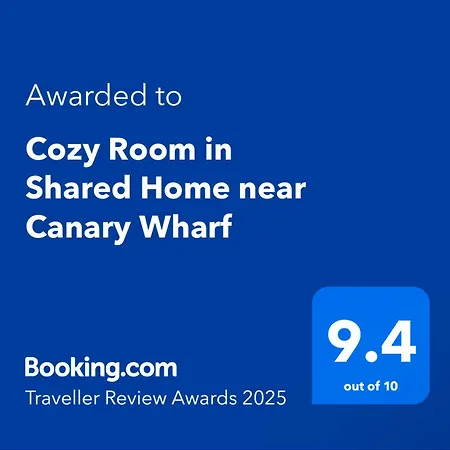 Cozy In Shared Near Canary Wharf Δωμάτια σε οικογενειακή κατοικία