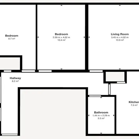 Stylish Two Bedroom London, West Kensington Apartment