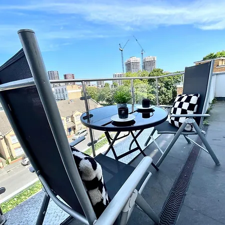 Apartmán Contemporary With Private Terraces In Shoreditch, Hoxton, Islington Londýn