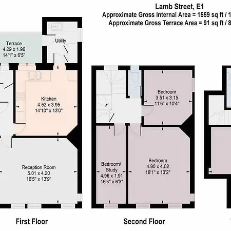 Three-storey, Renovated 1890s Heritage In Spitalfields Market Apartment