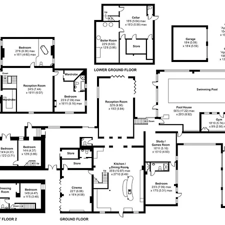 Luxury 10,000 Sq Ft 7-bed Mansion With Indoor Pool Sidcup