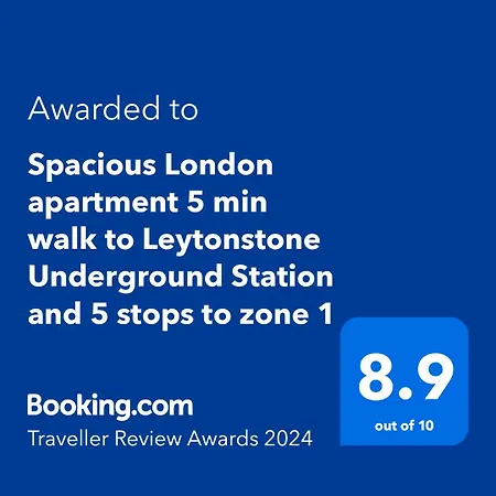 Spacious 5 Min Walk To Leytonstone Underground Station And 5 Stops To Zone 1 Apartment *