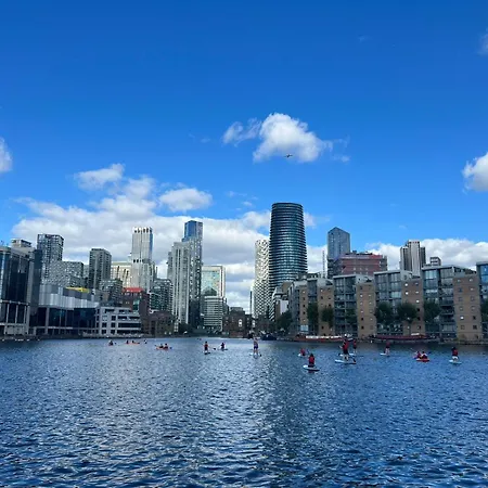 公寓 Panoramic View In Canary Wharf Penthouse *