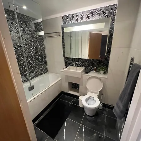 公寓 Panoramic View In Canary Wharf Penthouse