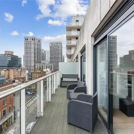Apartment Londwell, Spitalfields & Brick Lane Luxury Balcony Penthouse