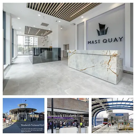 Exquisite 2bed With Parking Near 02 Arena Apartment *