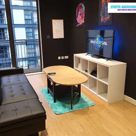 Apartment 80s Retro 1 Bedroom Serviced Canary Wharf Perfect For Corporate Business Families & Leisure Guests