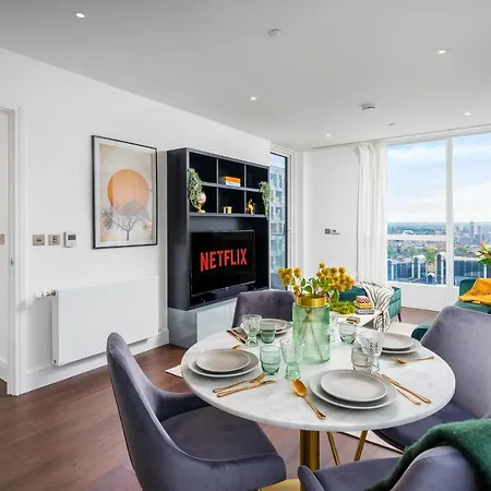 Luxurious Spacious 2bed Skyline River Views By Canary Wharf Appartement