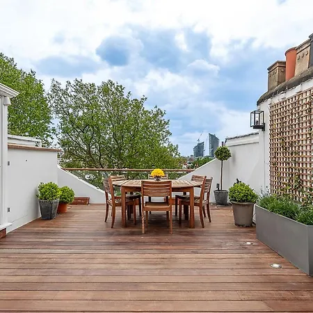 شقة Veeve - Roof Terrace Views In Chelsea