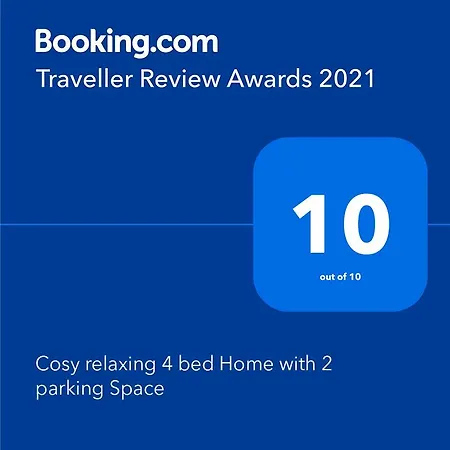 Apartment Cosy Relaxing 4 Bed With 2 Parking Space
