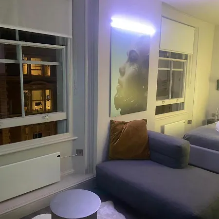 New Luxury Cyberpunk 1bed Studio Serviced Notting Hill Free Wifi & Netflix Location Perfect For Solo & Coupled Guests Apartment London