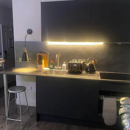 New Luxury Cyberpunk 1bed Studio Serviced Notting Hill Free Wifi & Netflix Location Perfect For Solo & Coupled Guests Apartment