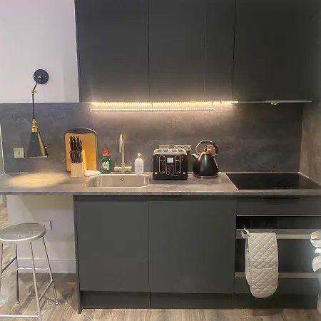 New Luxury Cyberpunk 1bed Studio Serviced Notting Hill Free Wifi & Netflix Location Perfect For Solo & Coupled Guests London