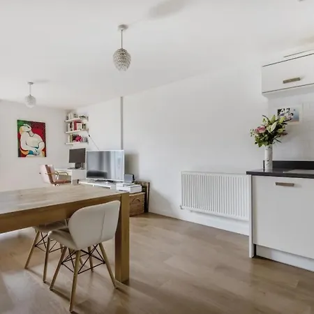 Stylish 2bed2bath Flat Roof Garden View