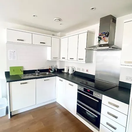 Stylish 2bed2bath Flat Roof Garden View