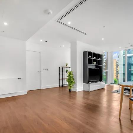 Apartment Modern 01 & 02 Bed In Canary Wharf *