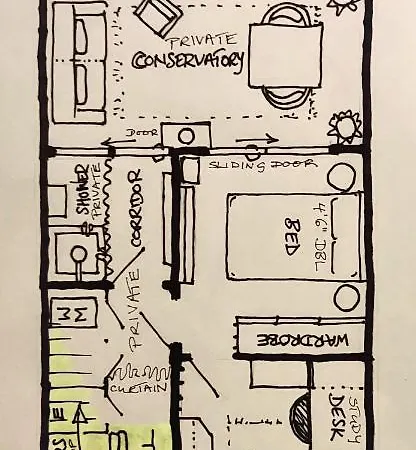 Apartment 1 Dbl Bed Ground Floor Modern Oriental Flat Greenwich Park London