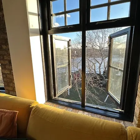 Deluxe Penthouse Riverside View 2 Bedroom Flat With Lift - Old Industrial Factory Warehouse Appartement Londres