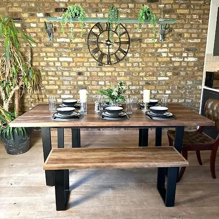 Appartement Deluxe Penthouse Riverside View 2 Bedroom Flat With Lift - Old Industrial Factory Warehouse Londres