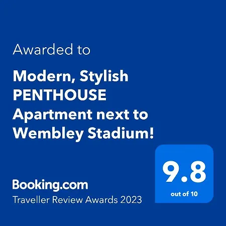 Modern, Stylish Penthouse Next To Wembley Stadium!