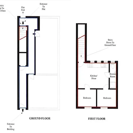 Super Studio With Two Bedrooms - Five Minutes From The Station! Appartamento