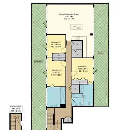 Large 3 Bed 3 Bathrooms Penthouse With Terrace And Views In * London