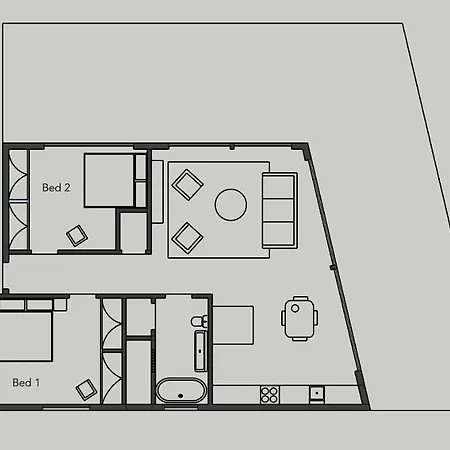 Apartment Penthouse. Roof Terrace. Shoreditch. Ac London