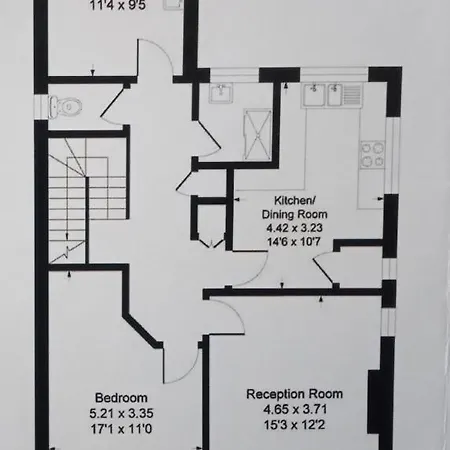 Apartment Large 2-bedroom Maisonette With Free Parking Twickenham