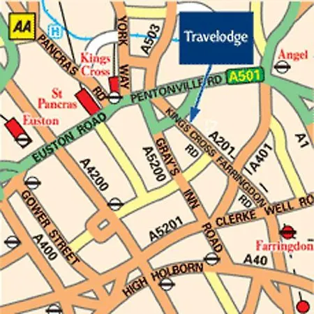 Travelodge Kings Cross Royal Scott Hotel 3*