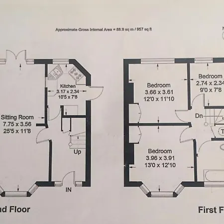 3 Bedroom House With Garden In London