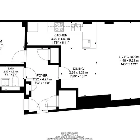 Stylish 1br - Bright & Large Living Area W/ Patio London