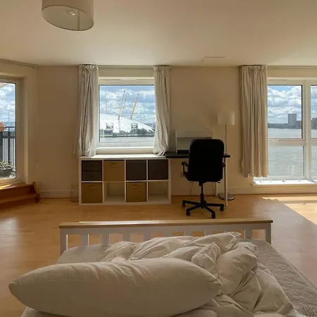 Very Large Ensuite With Wonderful View Over The River Thames In A Peaceful & Calm Residential Building - Shared Flat With 1 Host Homestay *