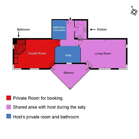 Homestay Very Large Ensuite With Wonderful View Over The River Thames In A Peaceful & Calm Residential Building - Shared Flat With 1 Host