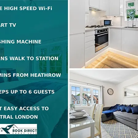 Apartment Bright Modern 2br Direct Link To Heathrow And