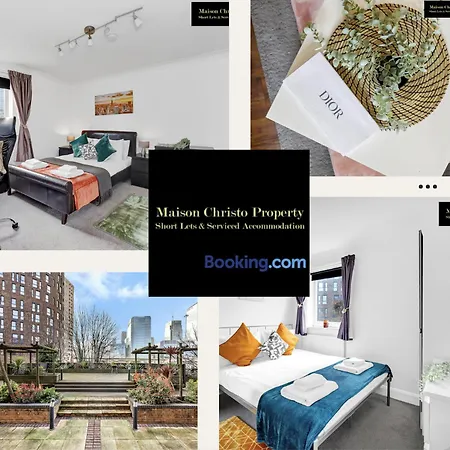 Caraway Heights 2bedroom Sleeps 6 In Canary Wharf, Free Parking, Near Excel, O2 & Airport By Maison Christo Short Lets & Serviced * Londra