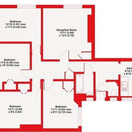 Cosy 4-bedroom Next To Borough