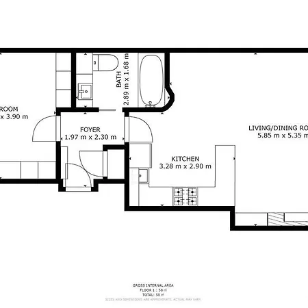 Mr2 - Charming 1 Bed Apartment, Munster Village *