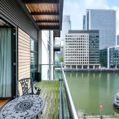 Apartment Londwell, Canary Wharf River Thames Balcony London