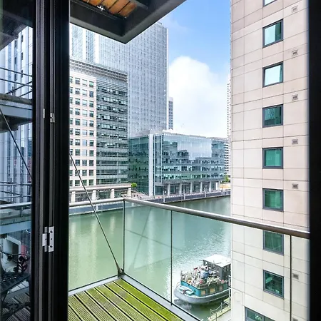 Apartment Londwell, Canary Wharf River Thames Balcony London