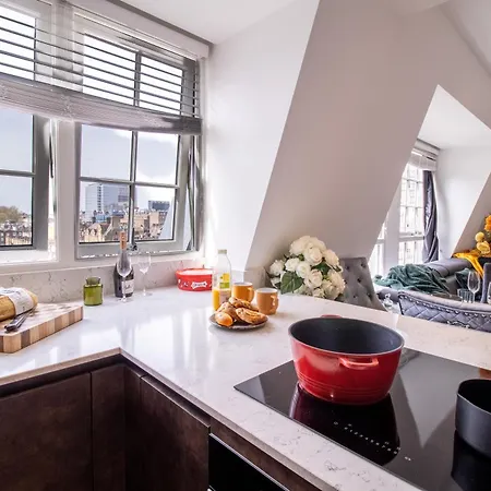 Apartment Luxurious 1-bedroom Penthouse In Marble Arch 71 London