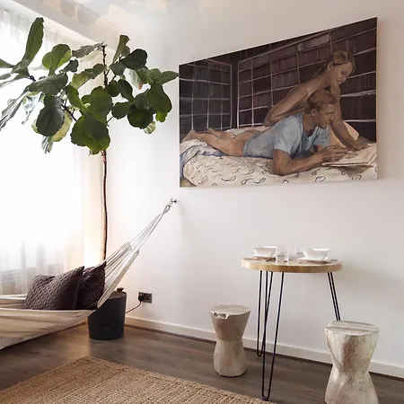 Apartment Tranquil Oasis W 100inch Cinema & Hammock, By The Design Traveller