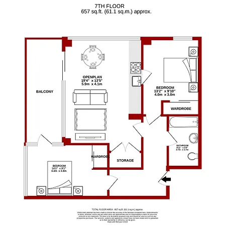 Luxury 2 Bedroom In Tower Hill Apartament *
