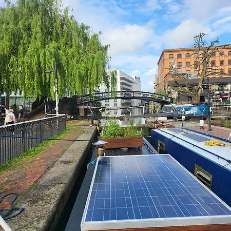 Lovely Canal Boat In Little Venice By Paddington For Family & Friends Botel *