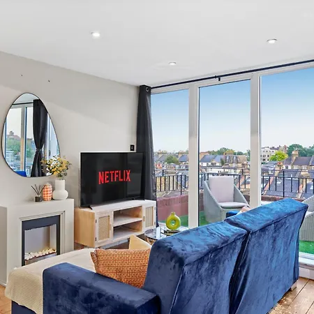 Beautiful Flat In Fulham - Great Views!- Sleeps 6 Apartment *