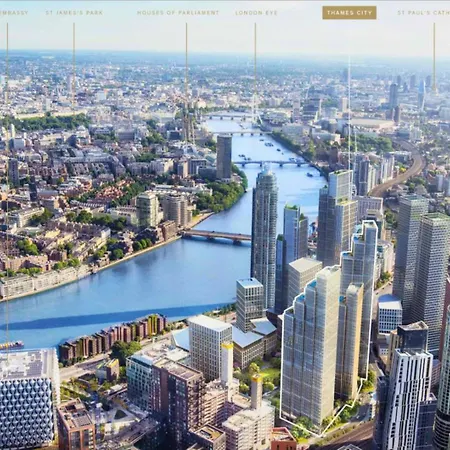 Lavish Penthouse River View Fast Wifi - Luxurylondonstays Apartment