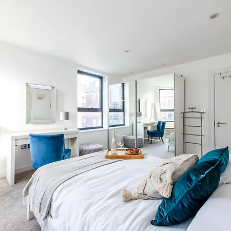 公寓 Chic 1 Bed Kings Cross Farringdon 4 Guests 伦敦
