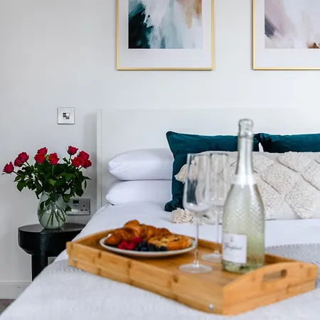 公寓 Chic 1 Bed Kings Cross Farringdon 4 Guests