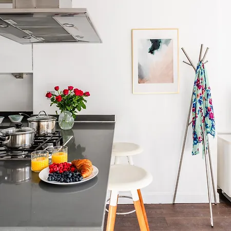 公寓 Chic 1 Bed Kings Cross Farringdon 4 Guests *